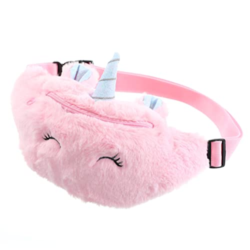 TOVINANNA 1Stück Klassischer Cartoon Plüsch Umhängetasche Einseitiger Hüftbeutel Verstellbare für Jungen mit Metallreißverschluss Kinderfreundlich von TOVINANNA