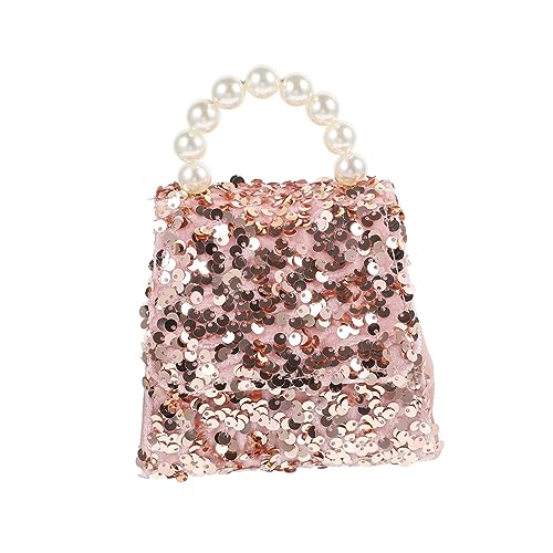 TOVINANNA 1Stück Mädchen Umhängetasche mit Pailletten Vielseitige Handtasche für Alltag und Besondere Anlässe Farbdesign Leicht und Praktisch von TOVINANNA