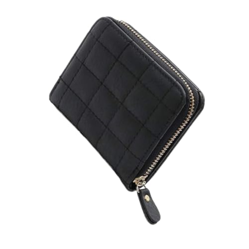TOVINANNA 1Stück Mini Geldbörse Damen Herren PU Mini Studenten Münztasche mit Schwarz Praktische Kartentasche für Rucksack und Handtasche Sicherer Reißverschluss TOVINANNA 1Stück Mini Geldbörse Damen Herren PU Mini Studenten Münztasche mit Schwarz Praktische Kartentasche für Rucksack und Handtasche Sicherer Reißverschluss von TOVINANNA