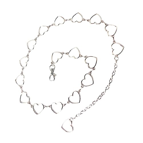 TOVINANNA Herzförmige Taillenkette Für Damen Punk Waist Chain Mit Feiner Verarbeitung Modische Bekleidungsschmuck-kette in Silber Einzigartiger Look Für Besondere Anlässe Und Alltag TOVINANNA Herzförmige Taillenkette Für Damen Punk Waist Chain Mit Feiner Verarbeitung Modische Bekleidungsschmuck-kette in Silber Einzigartiger Look Für Besondere Anlässe Und Alltag von TOVINANNA