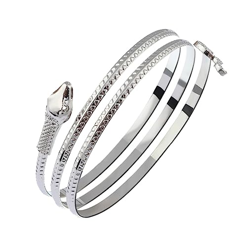 TOVINANNA Schlangenförmiges Armband Damenarmreif Legierung Dekoratives Trendarmband und Modisch für Frauen von TOVINANNA
