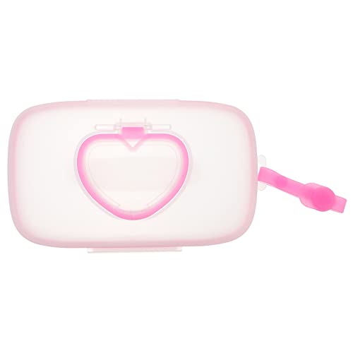 TOVINANNA 1Stück Tragbare Wischbox für Kinderwagen Feuchttücher Aufbewahrung Silikondichtung Umweltfreundliches Material für Unterwegs mit Einfacher Einhandbedienung von TOVINANNA