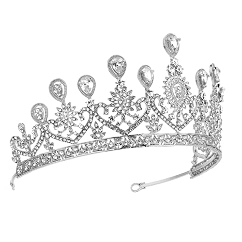TOVINANNA 1stück Elegante Rhinestones Krone Für Hochzeiten Frauen Und Cosplay Glitzerndes Haaraccessoire Für Bräute Und Brautjungfern Anlässe Wie Partys Und Tänze von TOVINANNA