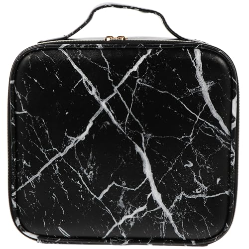TOVINANNA 1stück Tragbare Make-up Tasche Mit Marmor-Design Mehrzweck Kosmetikkoffer Für Reisen Organizer Für Toilettenartikel Und Schmuck Für Damen von TOVINANNA