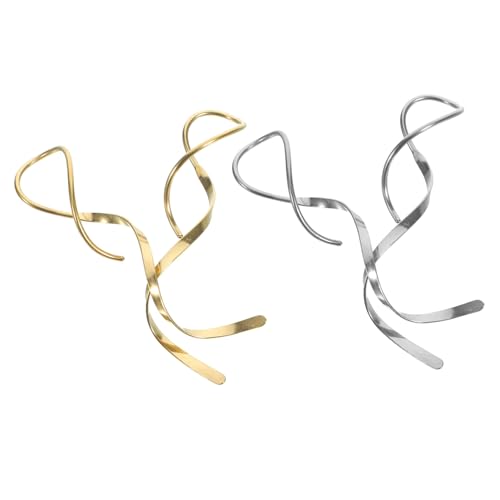 TOVINANNA 2paare Damen Spiral-einfädler-ohrringe Aus Edelstahl Mit Hängenden Tropfen Und Baumeln Für Jeden Anlass von TOVINANNA