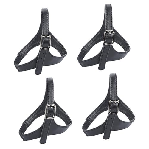 TOVINANNA 2 Paare Damen Schuhriemen Dreieck Elastisch Abnehmbar Anti-rutsch High Heels Schnürsenkel Zubehör Schwarz von TOVINANNA