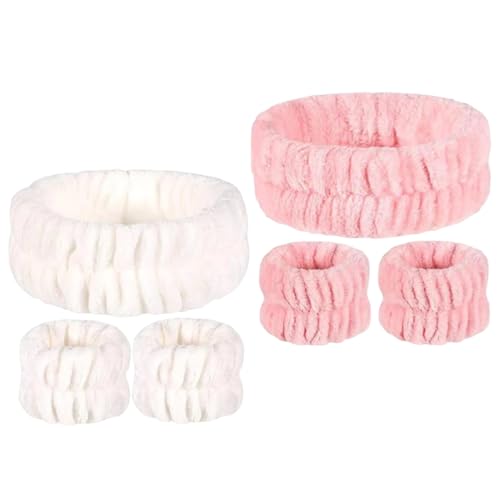 TOVINANNA 2sätze Wasch Gesicht Headband Mit Arm-bändern Wasserdichtes Fleece Für Spa Make-up Und Sport Stilvolles Haarband Für Saubere Anwendung TOVINANNA 2sätze Wasch Gesicht Headband Mit Arm-bändern Wasserdichtes Fleece Für Spa Make-up Und Sport Stilvolles Haarband Für Saubere Anwendung von TOVINANNA