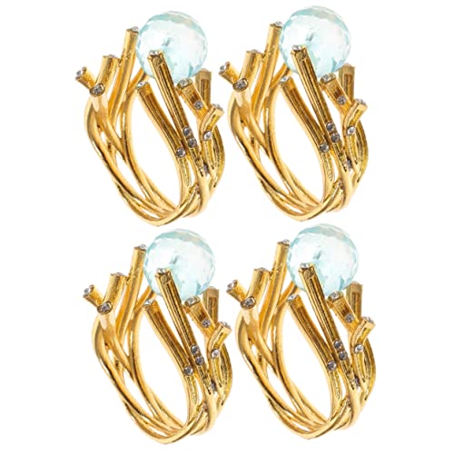 TOVINANNA 2 Sätze Vintage Damenring Mit Kristallkugel Eleganter Finger Schmuck Für Frauen Teiliges Für Verschiedene Anlässe Und 2 Stück * 2 von TOVINANNA