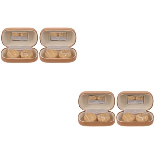 TOVINANNA 2 Sets Companion Color Brillenhalter Ständer Klarsichtetui Retro Etui Für – Etui Außenbox Kunststoff Innenbox Lederfutter Hellbraun TOVINANNA 2 Sets Companion Color Brillenhalter Ständer Klarsichtetui Retro Etui Für – Etui Außenbox Kunststoff Innenbox Lederfutter Hellbraun von TOVINANNA