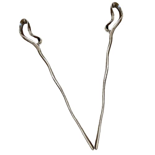 TOVINANNA 2stücke Unregelmäßige Metall Haarstäbchen Chinesische Haar Essstäbchen Für Damen Frisuren Zubehör von TOVINANNA