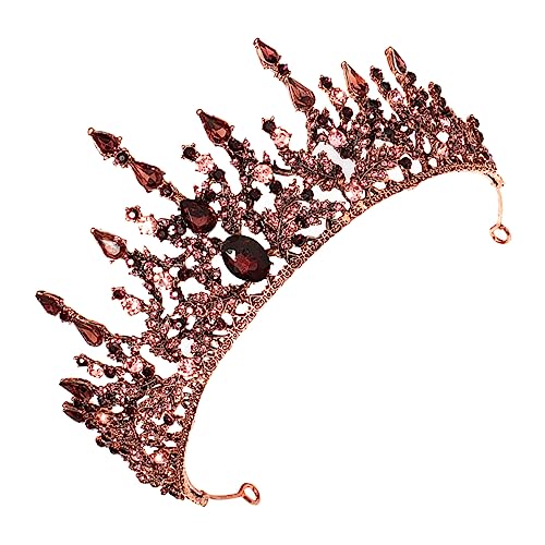 TOVINANNA 2 Stk alte Krone Haarschmuck für die Hochzeit Tiara barocke Königin Dame prinzessinen krone prinzessinnen krone die Krone Brautkrone eleganter Hochzeitskopfschmuck Eisen) von TOVINANNA
