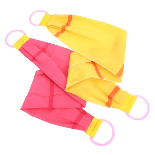 TOVINANNA 2 Stück Rückenpeeling Handtücher Peelingtuch Für Dusche Und Bad Hautschrubber Aus Hautfreundlichem Material Exfolierende Badeschrubber Für Glatte Haut Praktisch Und Leicht von TOVINANNA