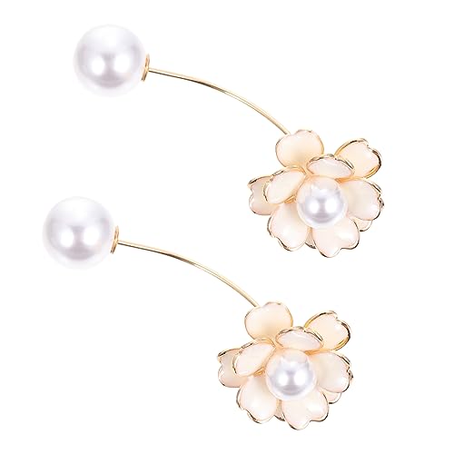 TOVINANNA 2 Stück Broschen Anstecknadeln für Damen Dekorieren von Kleidung Strickjacken für Besondere Anlässe Leicht und Tragbar Realistische Blütenoptik von TOVINANNA