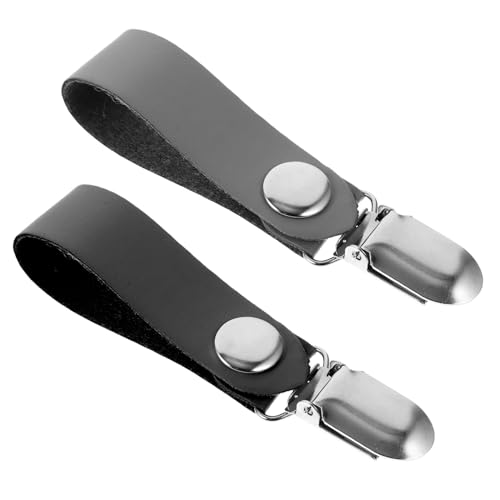 TOVINANNA 2Stücke Hutclip für Reisen Multifunktionaler PU Metall Hutclip für Handtasche Tragbar und Leicht für Outdoor-aktivitäten Sport und Bergsteigen für Verschiedene Hutformen Geeignet von TOVINANNA