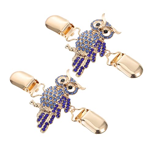 TOVINANNA 2 Stück Cardigan Clips für Kleidung Kleine Kragen und Schalspangen Vintage Strickjackenclips Umhang und Pullover Schließer Vielseitig für Damenbekleidung von TOVINANNA