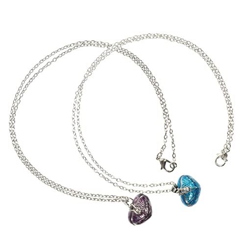 TOVINANNA 2 Stück Damen Halskette Herz Anhänger Aufklappbar Vintage Brass Wasserfall Locket mit Kette Schmuckset für Valentinstag und für Freundinnen TOVINANNA 2 Stück Damen Halskette Herz Anhänger Aufklappbar Vintage Brass Wasserfall Locket mit Kette Schmuckset für Valentinstag und für Freundinnen von TOVINANNA