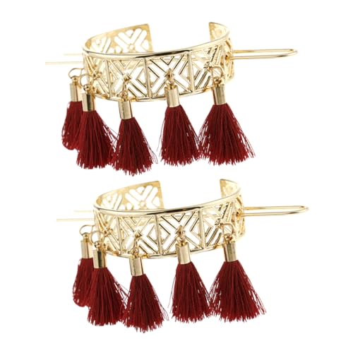 TOVINANNA Chinesische Haarspange Quaste Dutt Haarnadel-set Geometrisch Hohl Retro-dutt-nadel Polierte Legierung Haarschmuck Für Frauen von TOVINANNA