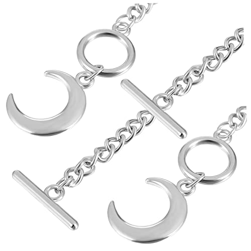TOVINANNA 2 Stück Halbmond Choker mit Anhänger für Frauen Stilvolles Kostüm Jewelry Geschenkidee für Freundinnen Besondere Anlässe von TOVINANNA