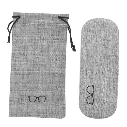 TOVINANNA 2 Stücke Männer Brillen Tasche Tragbare Brillen Fall Kordelzug Verschluss von TOVINANNA