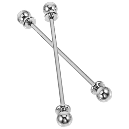 TOVINANNA 2 Stück Herren Kragenstifte Krawattennadeln Robuster Legierung für Anzug und Hemd Langlebige Kragenstützen für Besondere Anlässe von TOVINANNA