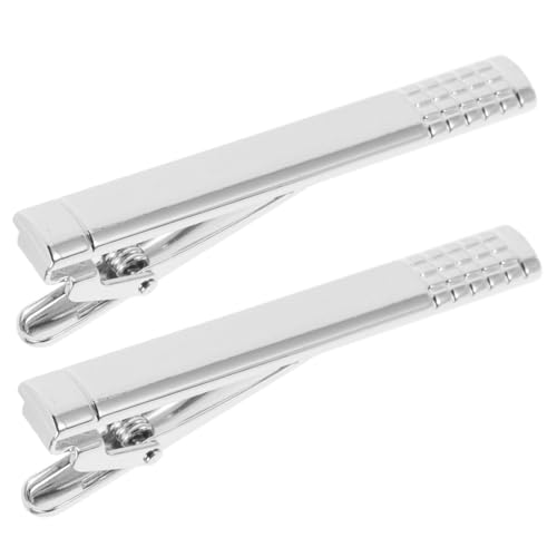 TOVINANNA 2 Stück Krawattenklammern für Herren Hochwertige Metall Krawattenclips für Hochzeit Bankett und Partys Zeitlose Design Krawattennadel für Stilvolle Anlässe TOVINANNA 2 Stück Krawattenklammern für Herren Hochwertige Metall Krawattenclips für Hochzeit Bankett und Partys Zeitlose Design Krawattennadel für Stilvolle Anlässe von TOVINANNA