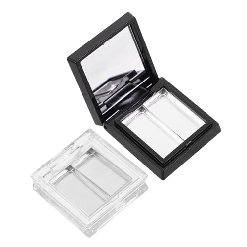 TOVINANNA 2stücke Lidschatten-palette Leer Aluminium Diy Make-up Palette Reisebox Ersatz Pfanne Lippenstift Behälter Textmarker von TOVINANNA