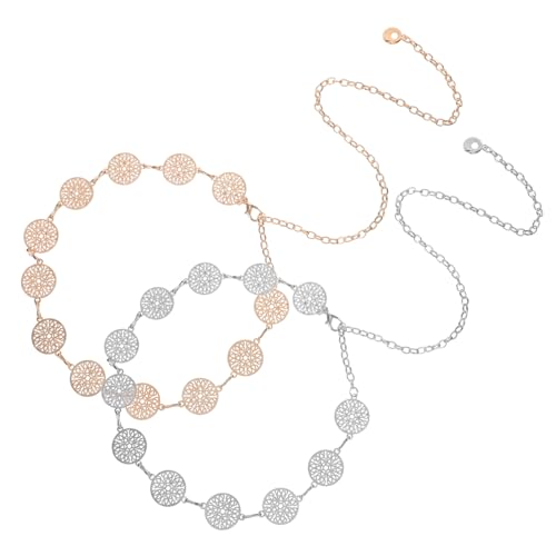 TOVINANNA 2 Stück Modischer Bauchgürtel Jeanskette Körpergürtel Schmuck für Damen und Mädchen Hautfreundliches Design Langlebig und TOVINANNA 2 Stück Modischer Bauchgürtel Jeanskette Körpergürtel Schmuck für Damen und Mädchen Hautfreundliches Design Langlebig und von TOVINANNA