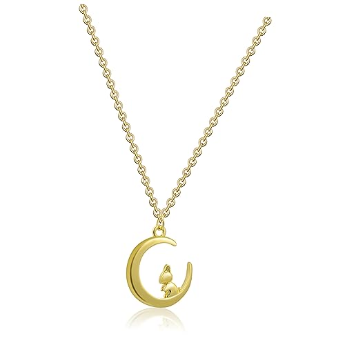 TOVINANNA 2stücke Hase Mond Anhänger Halsketten Kette Zarte Schlüsselbein Ketten Schmuck Retro Stil Verstellbar Modeschmuck Für Damen TOVINANNA 2stücke Hase Mond Anhänger Halsketten Kette Zarte Schlüsselbein Ketten Schmuck Retro Stil Verstellbar Modeschmuck Für Damen von TOVINANNA