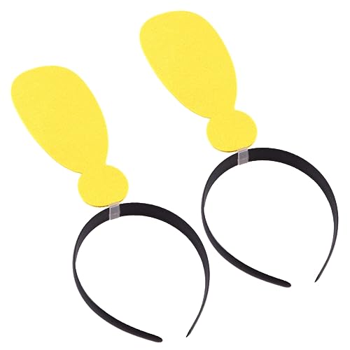 TOVINANNA 2 Stück Point Haarband Stirnband Lustiges Design Unisex Flexibel für Erwachsene Perfektes Fotorequisit von TOVINANNA