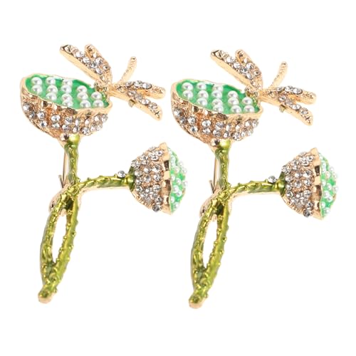 TOVINANNA 2 Stück Rhinestone Brosche für Damen Stilvolle Anstecknadel Zinklegierung für Hochzeiten Business Anzüge und Freizeitmode Robuste und Glänzende Corsage mit Einzigartigem Design TOVINANNA 2 Stück Rhinestone Brosche für Damen Stilvolle Anstecknadel Zinklegierung für Hochzeiten Business Anzüge und Freizeitmode Robuste und Glänzende Corsage mit Einzigartigem Design von TOVINANNA