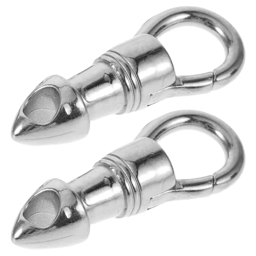 TOVINANNA 2 Stück Schmuckverschluss Verstellbare Schnalle für Diy Schmuckherstellung Schnellverschluss für und Armbänder Buddha Amulett Halter Silber von TOVINANNA