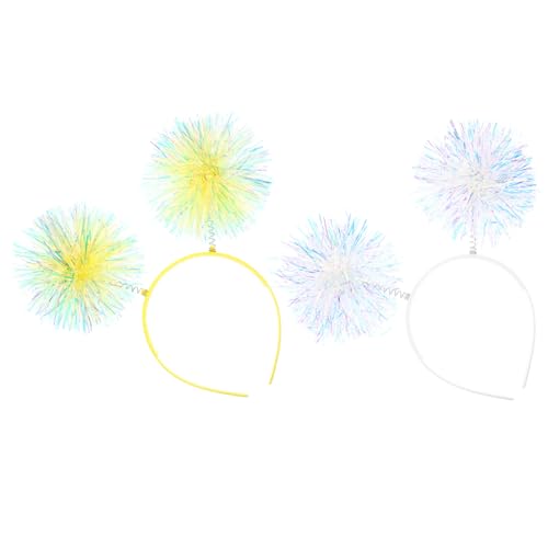 TOVINANNA 2 Stück Stirnband Mädchen Glitzer Haarband Cosplay Haarschmuck Mode Mädchen Haarbänder Haarreifen Für Mädchen Einzigartige Kopfbedeckungen Kreative Kopfbedeckung Pailletten von TOVINANNA