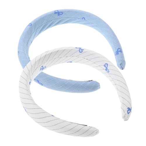 TOVINANNA 2stücke Stirnband Mit Schleifenmuster Haarband Aus Stoff Und Kunststoff Für Mädchen Bequeme Stirnbänder Für Party Und Alltag TOVINANNA 2stücke Stirnband Mit Schleifenmuster Haarband Aus Stoff Und Kunststoff Für Mädchen Bequeme Stirnbänder Für Party Und Alltag von TOVINANNA