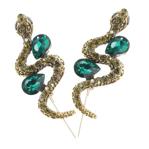 TOVINANNA 2 Stück Tier Anstecknadel für Damen und Herren Vintage Schmuck für Geschäftstreffen Partys und Tägliche Outings Leicht und Elegant Unisex Design von TOVINANNA