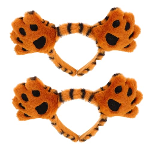 TOVINANNA 2stücke Plüsch Tiger Ohren Haarreif Für Halloween Und Cosplay Tierkostüm Zubehör Für Und Mädchen Weich Und Bequem Für Lange Tragezeiten Für Partys Und Geburtstagsfeiern von TOVINANNA