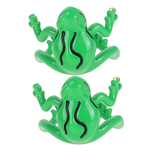 TOVINANNA 2 Stück Verstellbare Offene Frosch Ringe für Frauen Lustige Tier Schmuckstücke Minimalistisches Design für Jede Gelegenheit zu Weihnachten von TOVINANNA
