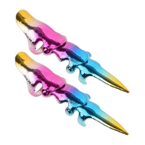 TOVINANNA 2 Stück Vintage Punk Joint Finger für Teiliges für Halloween Cosplay und Stylische Kostüme Einzigartiges Design Komfortabel und Anpassbar für Jede Gelegenheit von TOVINANNA