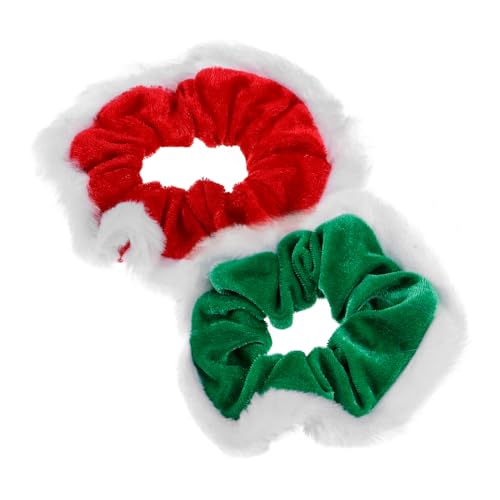 TOVINANNA 2stücke Weihnachts-scrunchies Aus Samt Elastische Haarbänder Für Damen Und Mädchen in Rot Und Grün Haar-accessoires Für Festliche Anlässe Als Geschenk TOVINANNA 2stücke Weihnachts-scrunchies Aus Samt Elastische Haarbänder Für Damen Und Mädchen in Rot Und Grün Haar-accessoires Für Festliche Anlässe Als Geschenk von TOVINANNA