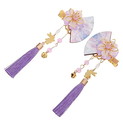 TOVINANNA 2 Stücke Haarspange Im Japanischen Stil Fächerförmige Haarspange Haarschmuck für Frauen Mädchen von TOVINANNA