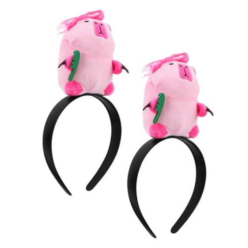 TOVINANNA 2stücke Capybara Haarband Niedliches Cartoon Capybara Kostümzubehör Für Partys Geburtstagsfeiern Und Thematische Events Leicht Und Bequem Für Haararten Geeignet Auffälliger von TOVINANNA
