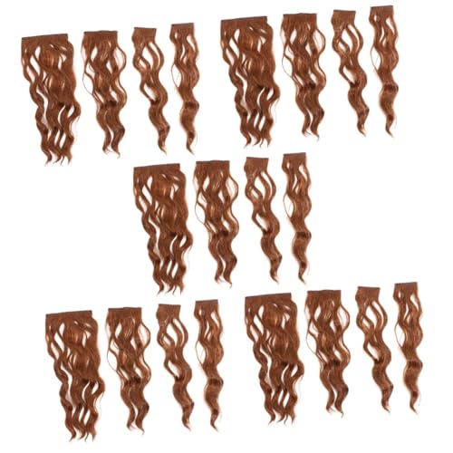 TOVINANNA 20 Stück Hochtemperatur Perücke Haarverlängerung Clip In Extensions Haarverlängerungsclips Damen Kopfschmuck Damen Haarteil Extensions Echthaar Natürliche Clip In TOVINANNA 20 Stück Hochtemperatur Perücke Haarverlängerung Clip In Extensions Haarverlängerungsclips Damen Kopfschmuck Damen Haarteil Extensions Echthaar Natürliche Clip In von TOVINANNA