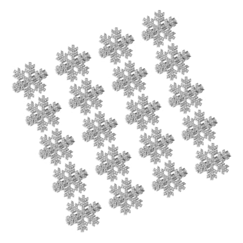 TOVINANNA 20 Stück Teiliges Schneeflocken Haarclip Funkelnde Strass Haarspangen aus Metall Festliche Weihnachts Haarnadeln für Frauen Geeignet für Langes Dickes Haar für Winter und von TOVINANNA