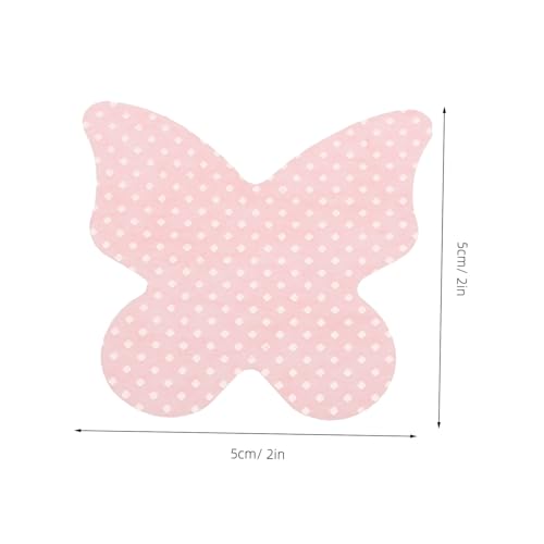 TOVINANNA 200 Blatt Fusselfreie Nageltücher Herzform Nagelreinigungspads Nagellackentferner Tupfer für Gel nägel Nagelpflege Baumwolle von TOVINANNA