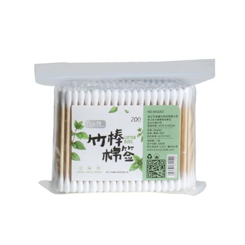 TOVINANNA 200 Stück Wattestäbchen Mit Doppelspitze Applikator Mehrzweck-wattestäbchen Tupfer Für Make-up-reinigung Entferner Für Babypflege Schönheit Maniküre Make-up Reinigung von TOVINANNA