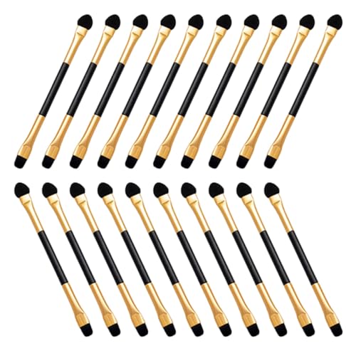 TOVINANNA 20 Stück Lidschatten Pinsel Für Frauen Präzise Augen Make up Pinsel Kompakt Und Tragbar Für Lidschatten Für Reisen Und Alltag von TOVINANNA