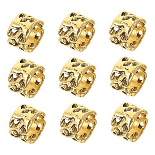 TOVINANNA 20 Stück Coole Haarspulen-dreadlocks Haarschmuck Für Zöpfe Bart Haarspangen Dekorative Haarnadeln Festliches Für Freunde Familie Jungen Und Mädchen von TOVINANNA