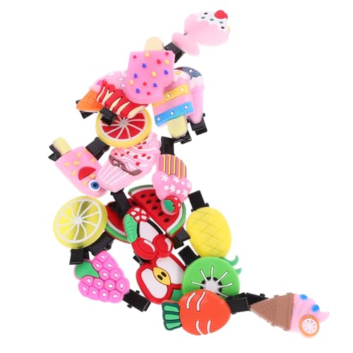 TOVINANNA 20stücke Obst-haarspangen Für Mädchen Und Teenager Kawaii-haarspangen Aus Silikon Und Haarschmuck Für Junge Mädchen Und Alltag von TOVINANNA