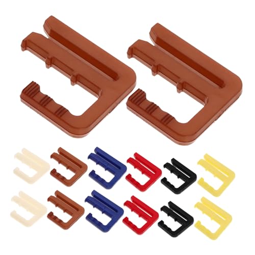 TOVINANNA 24 Stück Taillenknopf Schnalle zum Anpassen der Hose Verstellbare Taillen-enger-klammern für Jeans Hosen Röcke und Kleider Abnehmbare Kunststoff-bundklemmen für Schnellen Sitz von TOVINANNA