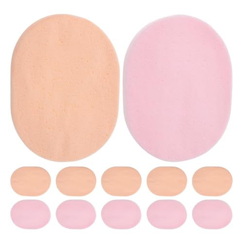 TOVINANNA -teiliges Gesichtsschwamm-set Zum Reinigen Des Gesichts in Der Dusche Peeling-schwamm-puff-set Wiederverwendbarer Make-up-entferner Kompakter Gesichtswäscher für Unterwegs von TOVINANNA