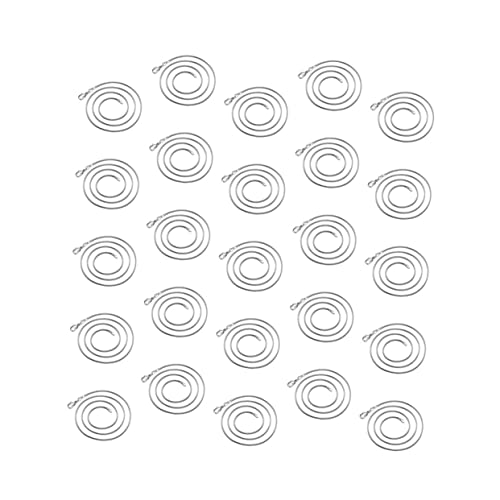 TOVINANNA 25 Stück Snake Chain Halskette für Männer Silberplattierte Anhängerkette DIY Schmuck für Besondere Anlässe von TOVINANNA